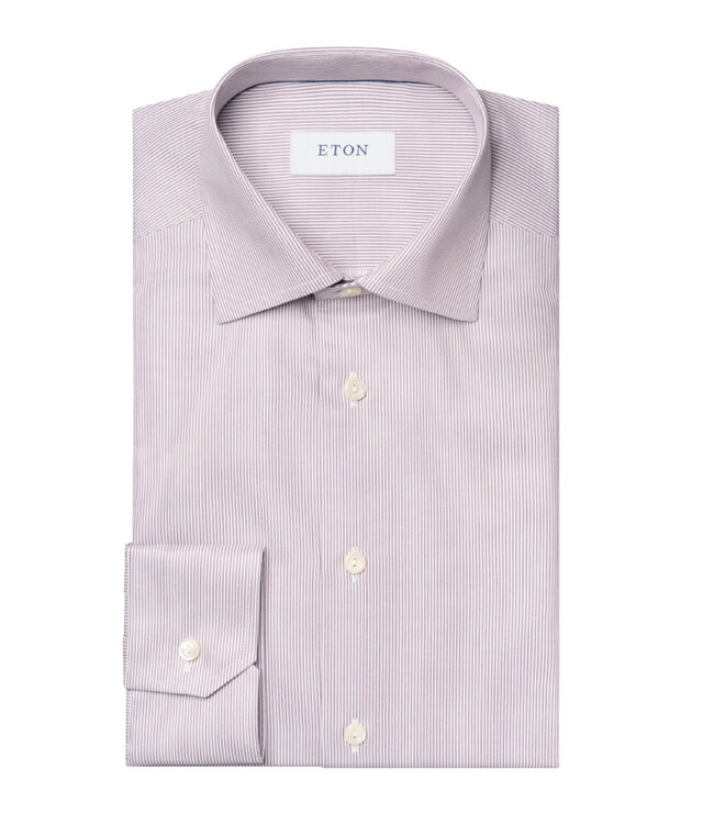 Slim Fit Red Bengal Striped Shirt