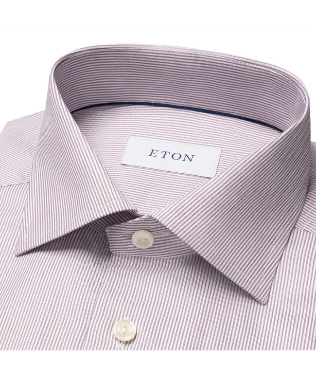 Slim Fit Red Bengal Striped Shirt