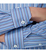 Modern Fit Blue Striped Shirt