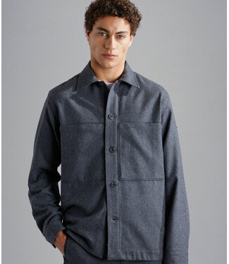 PAUL & SHARK Modern Fit Grey Overshirt