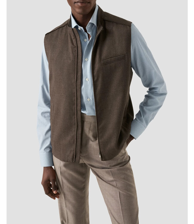 Slim Fit Teal Twill Fine Check Shirt