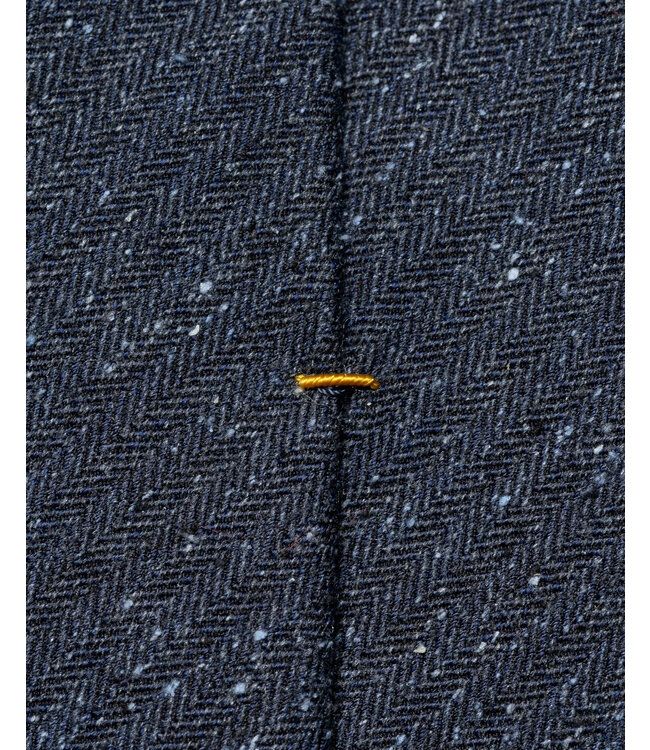 Navy Herringbone Tie