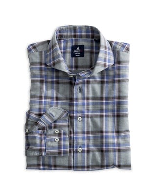 JOHNNIE-O Classic Fit Light Grey Hearst Shirt