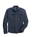 JOHNNIE-O Classic Fit Navy Mix Briggs Overshirt
