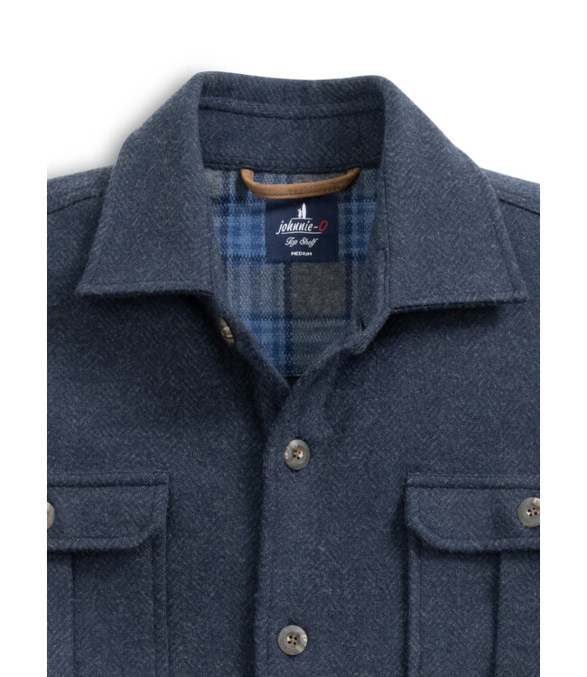 Classic Fit Navy Mix Briggs Overshirt