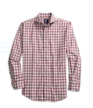 JOHNNIE-O Classic Fit Malibu Red Bourdon Shirt
