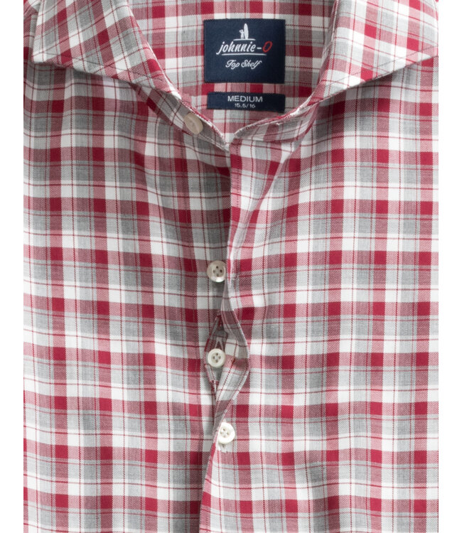 Classic Fit Malibu Red Bourdon Shirt