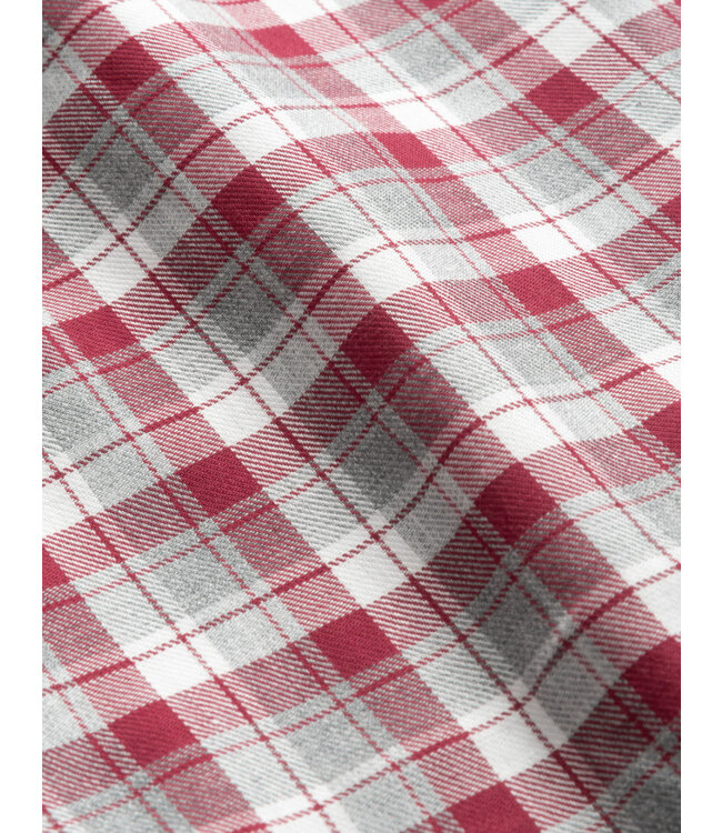 Classic Fit Malibu Red Bourdon Shirt