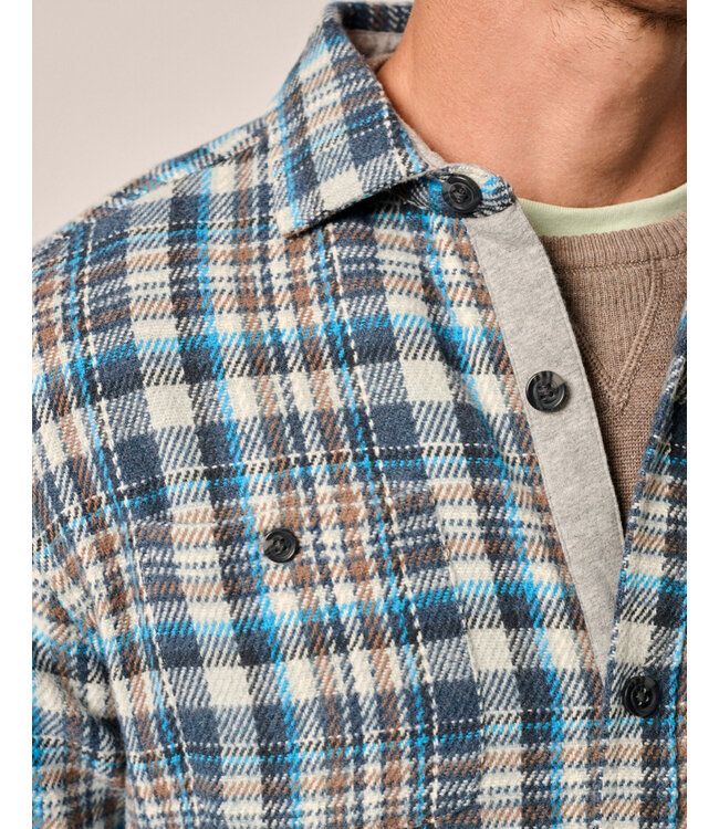 Classic Fit Laguna Blue Opry Overshirt