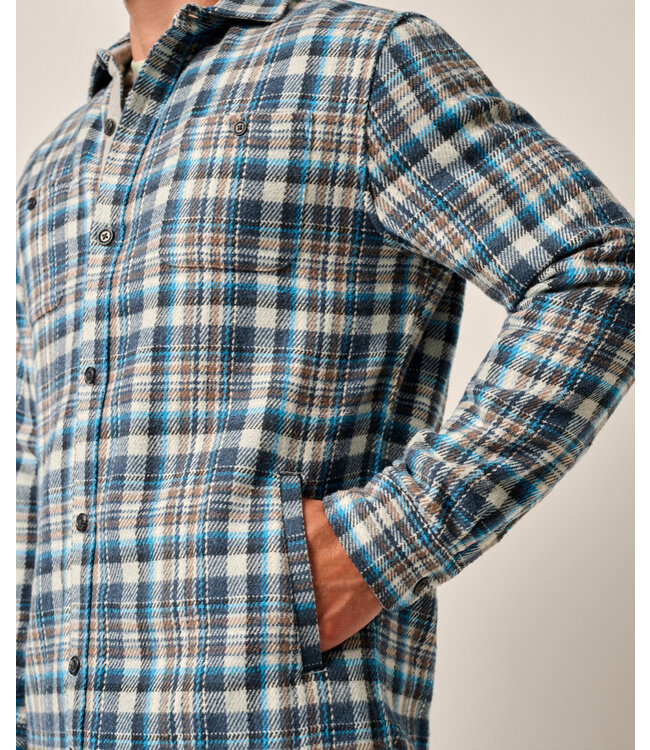 Classic Fit Laguna Blue Opry Overshirt