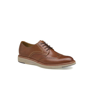 JOHNSTON & MURPHY Tan Upton Wingtip Shoes