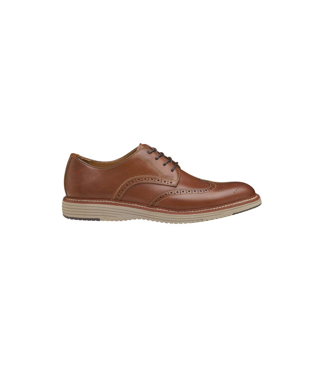 Tan Upton Wingtip Shoes