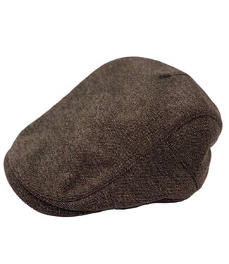 A FISH NAMED FRED Brown Flat Cap