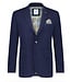 A FISH NAMED FRED Slim Fit Blue Herringbone Sport Coat