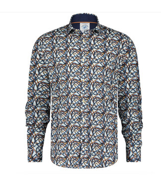A FISH NAMED FRED Modern Fit Carabiner Ropes Shirt