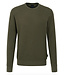 BUGATTI Olive Green Cable Knit Sweater