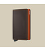 SECRID Matte Truffle & Orange Slimwallet
