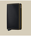 Matte Black & Ochre Slimwallet