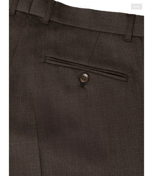 Modern Fit Brown Pants