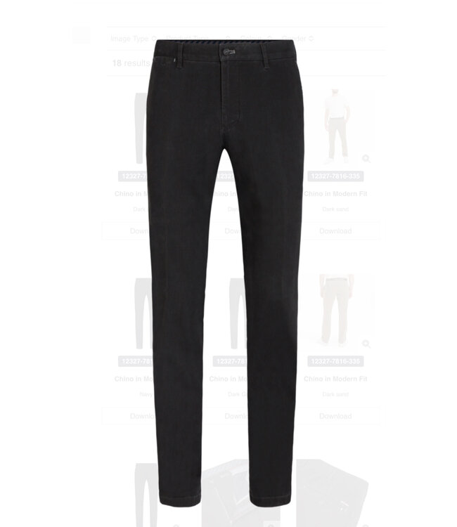 Modern Fit Charcoal Casual Pants