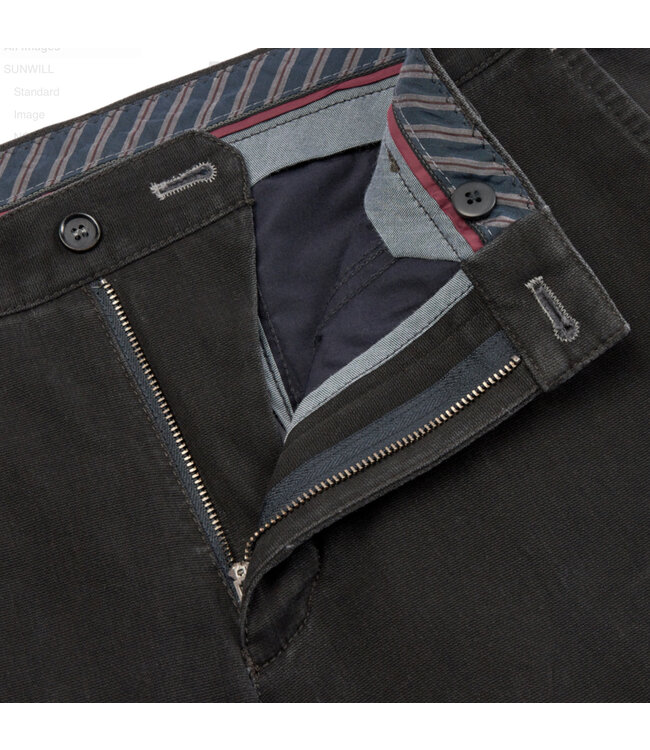 Modern Fit Charcoal Casual Pants