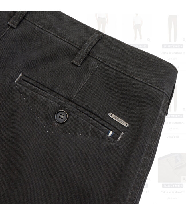 Modern Fit Charcoal Casual Pants