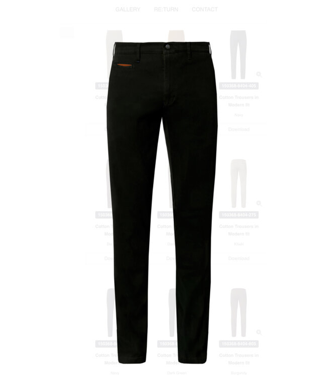 Modern Fit Forest Green Casual Pants