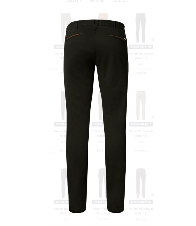Modern Fit Forest Green Casual Pants