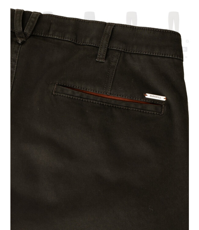 Modern Fit Forest Green Casual Pants