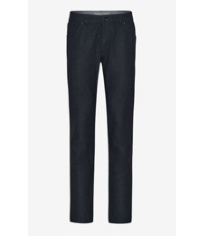 Slim Fit Navy Pattern 5 Pocket Pants