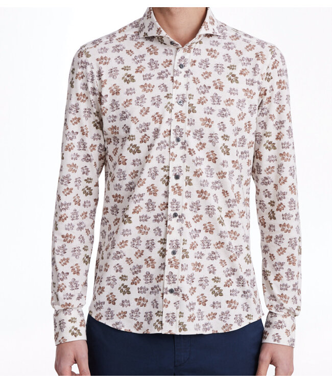 Modern Fit Ecru Fern Shirt