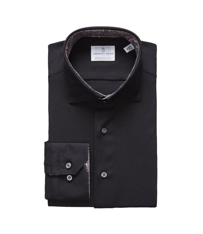 Modern Fit Black 4 Flex Shirt