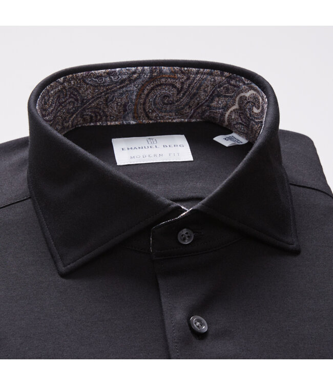 Modern Fit Black 4 Flex Shirt