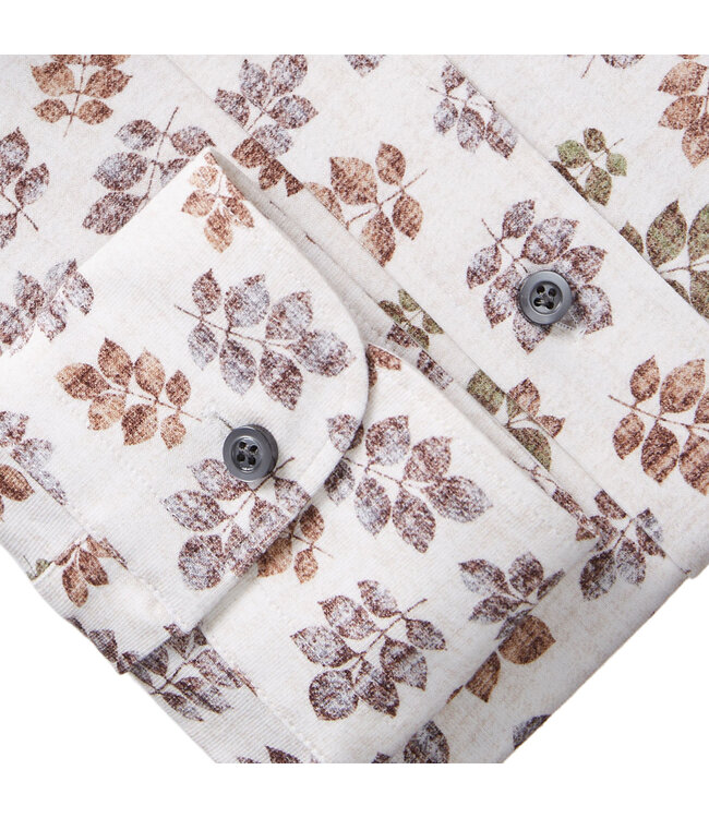 Modern Fit Ecru Fern Shirt