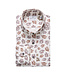 EMANUEL BERG Modern Fit Ecru Fern Shirt