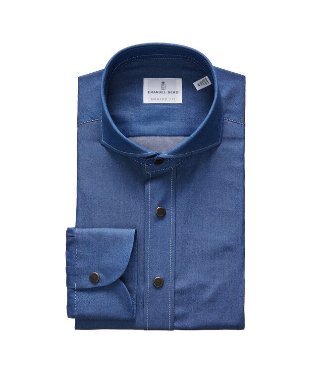 Modern Fit Denim Shirt