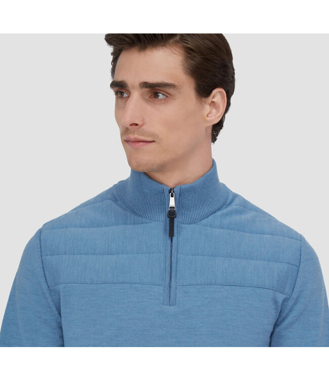 Cobalt 1/4 Zip Sweater