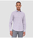 Modern Fit Burgundy Grey Floral Shirt