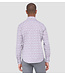 Modern Fit Burgundy Grey Floral Shirt