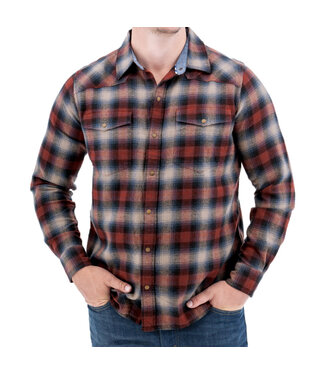 OLD RANCH Classic Fit Barn Red Ranger Shirt