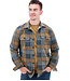 Classic Fit Black Iris Print Grayson Overshirt