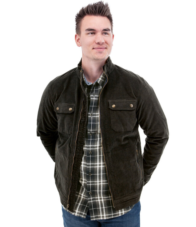 Smoke Corduroy Milo Jacket