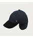 Navy Herringbone Baseball Cap