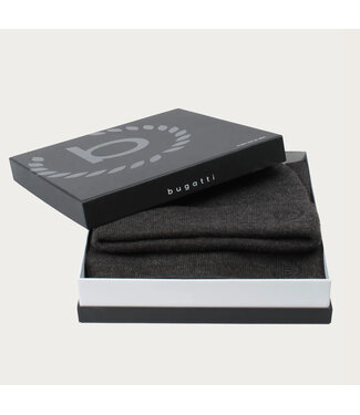 BUGATTI Charcoal Scarf & Toque Set