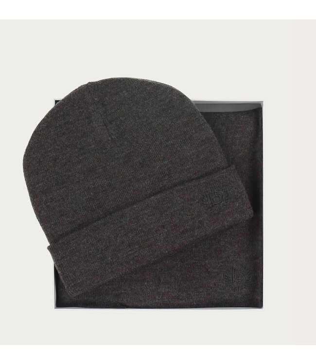 Charcoal Scarf & Toque Set