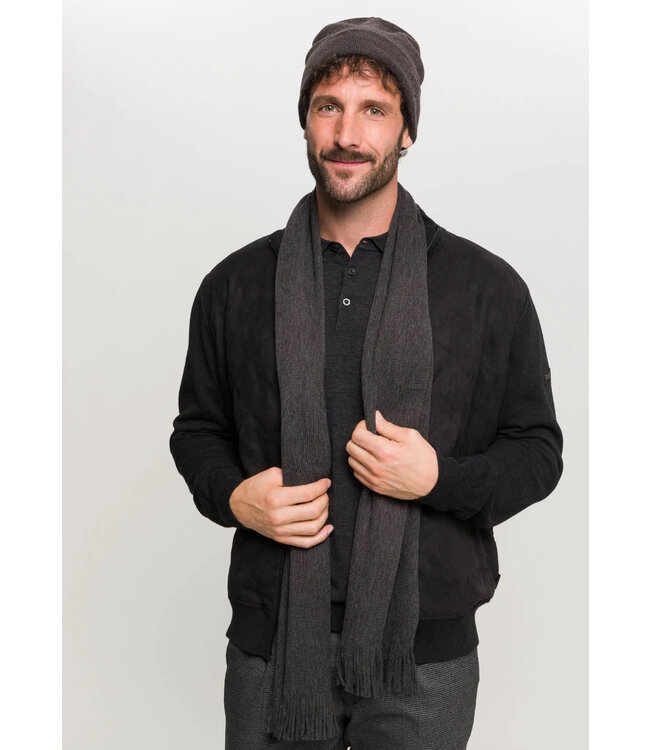 Charcoal Scarf & Toque Set