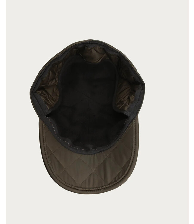 Olive Quilted Baseball Cap