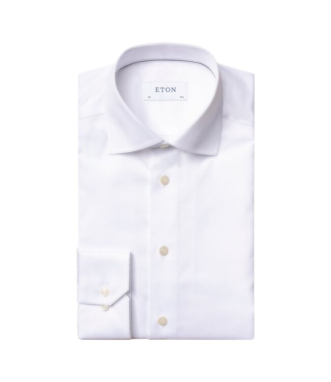 Slim Fit White Twill Shirt