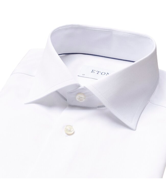 Slim Fit White Twill Shirt