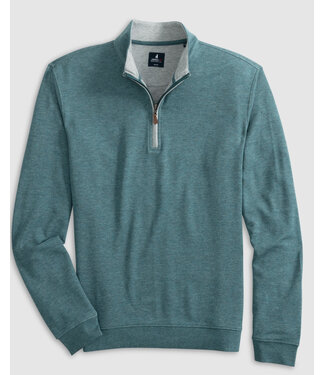JOHNNIE-O Teal Mackerel Sully 1/4 Zip